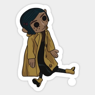 Coraline Doll Sticker